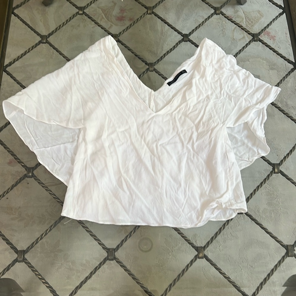 Zara cape blouse